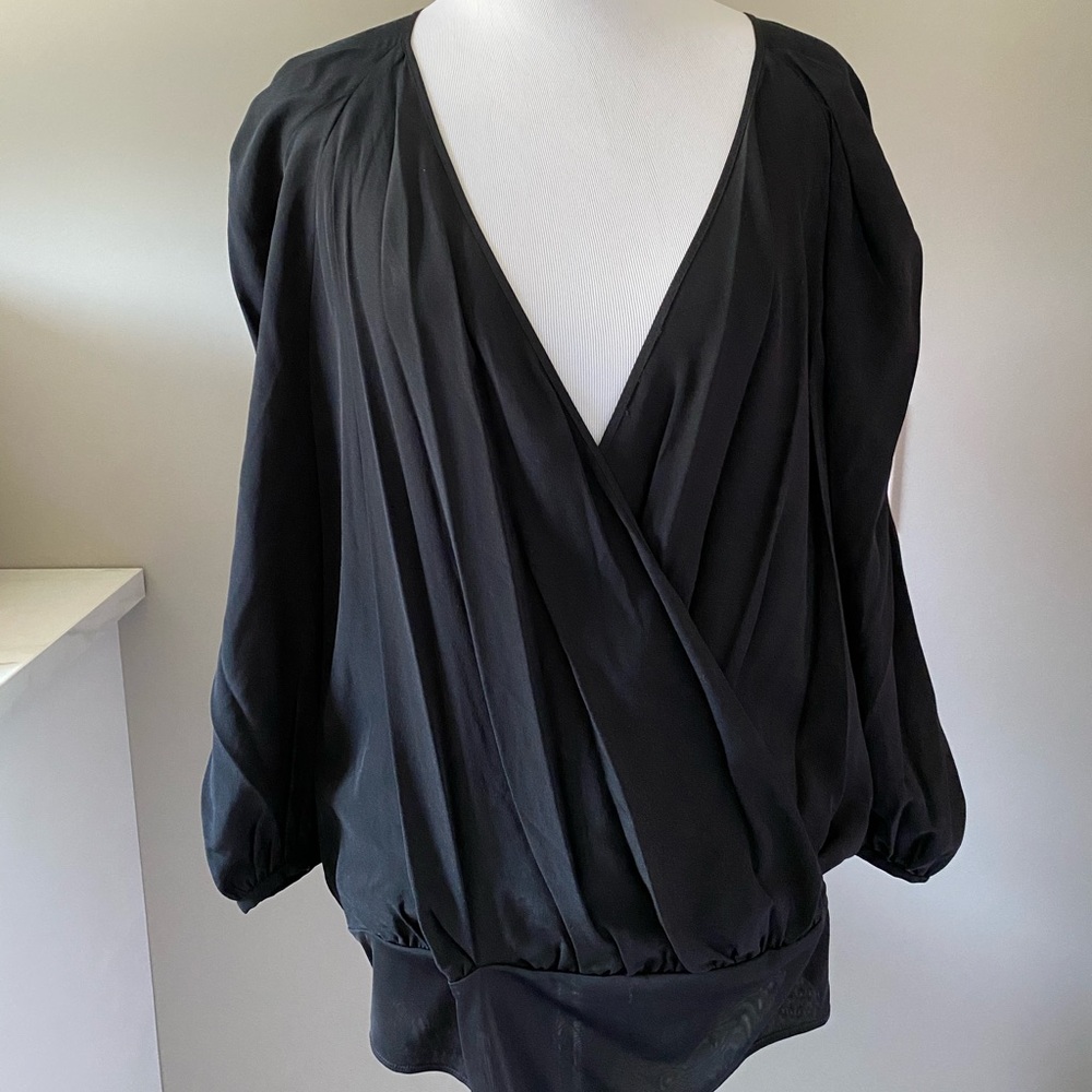 NWT silk BCBGMaxazria bodysuit